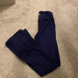 Lululemon navy blue flare leggings
